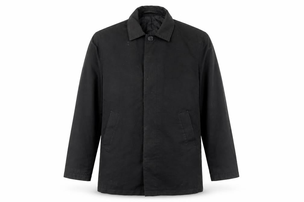 Mens UK Size M NEXT Black Overcoat