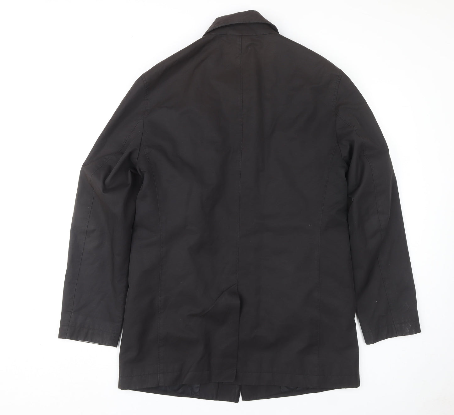 Mens UK Size M NEXT Black Overcoat