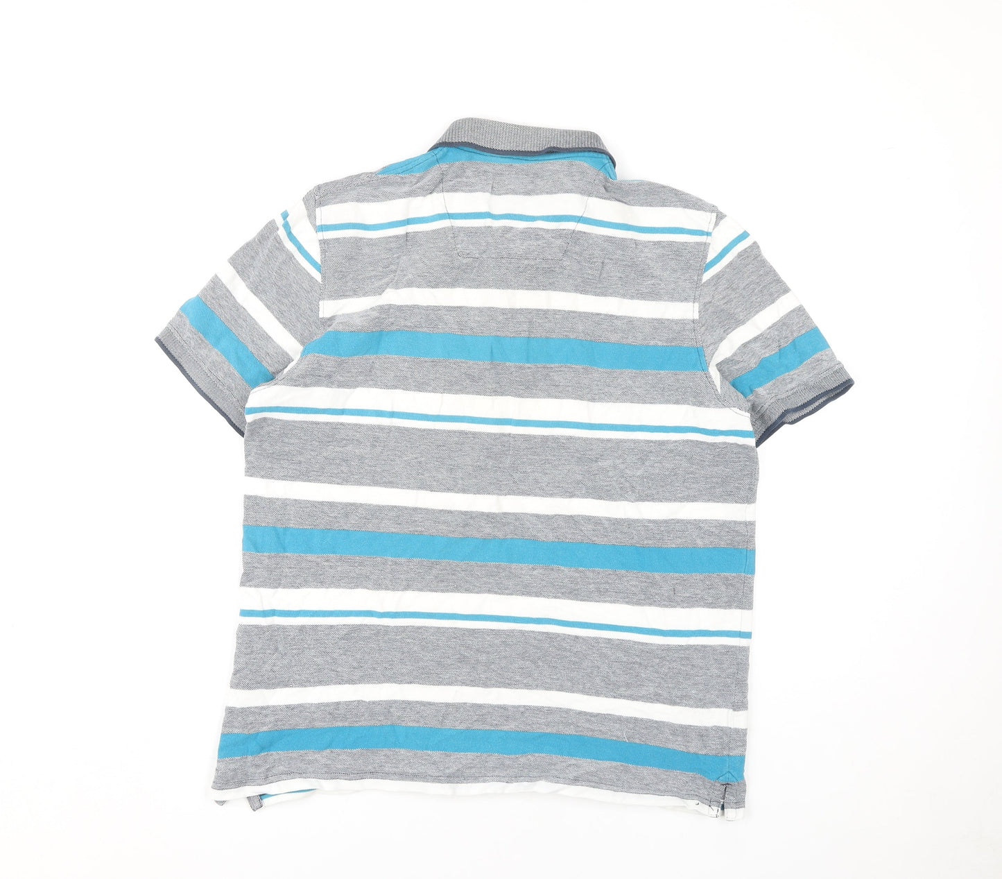 Mens UK Size M Atlantic Bay Cotton Polo Shirt