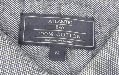 Mens UK Size M Atlantic Bay Cotton Polo Shirt