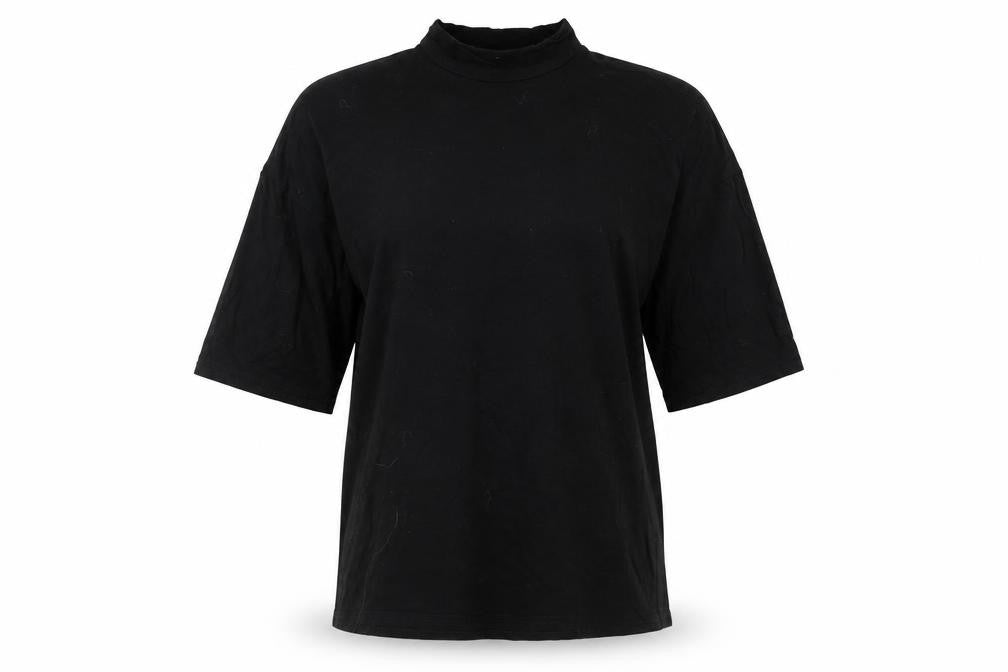 Womens UK Size 10 Boohoo Black Basic T-Shirt