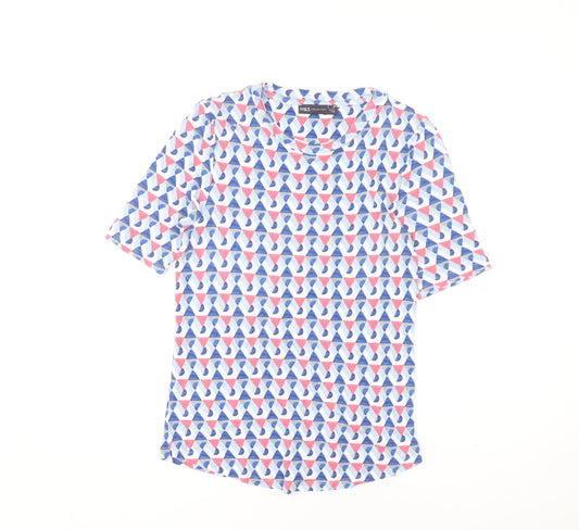 Womens UK Size 10 Marks and Spencer Multicoloured Basic T-Shirt