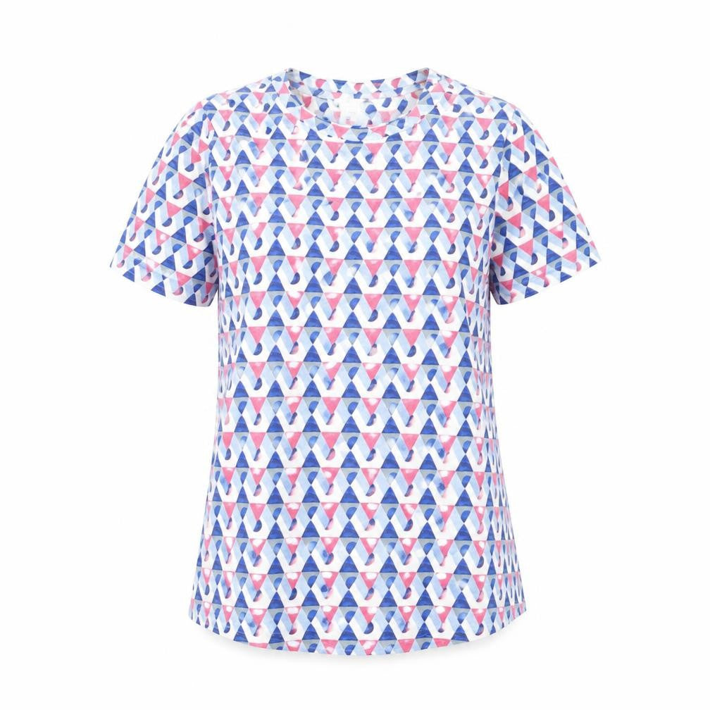 Womens UK Size 10 Marks and Spencer Multicoloured Basic T-Shirt