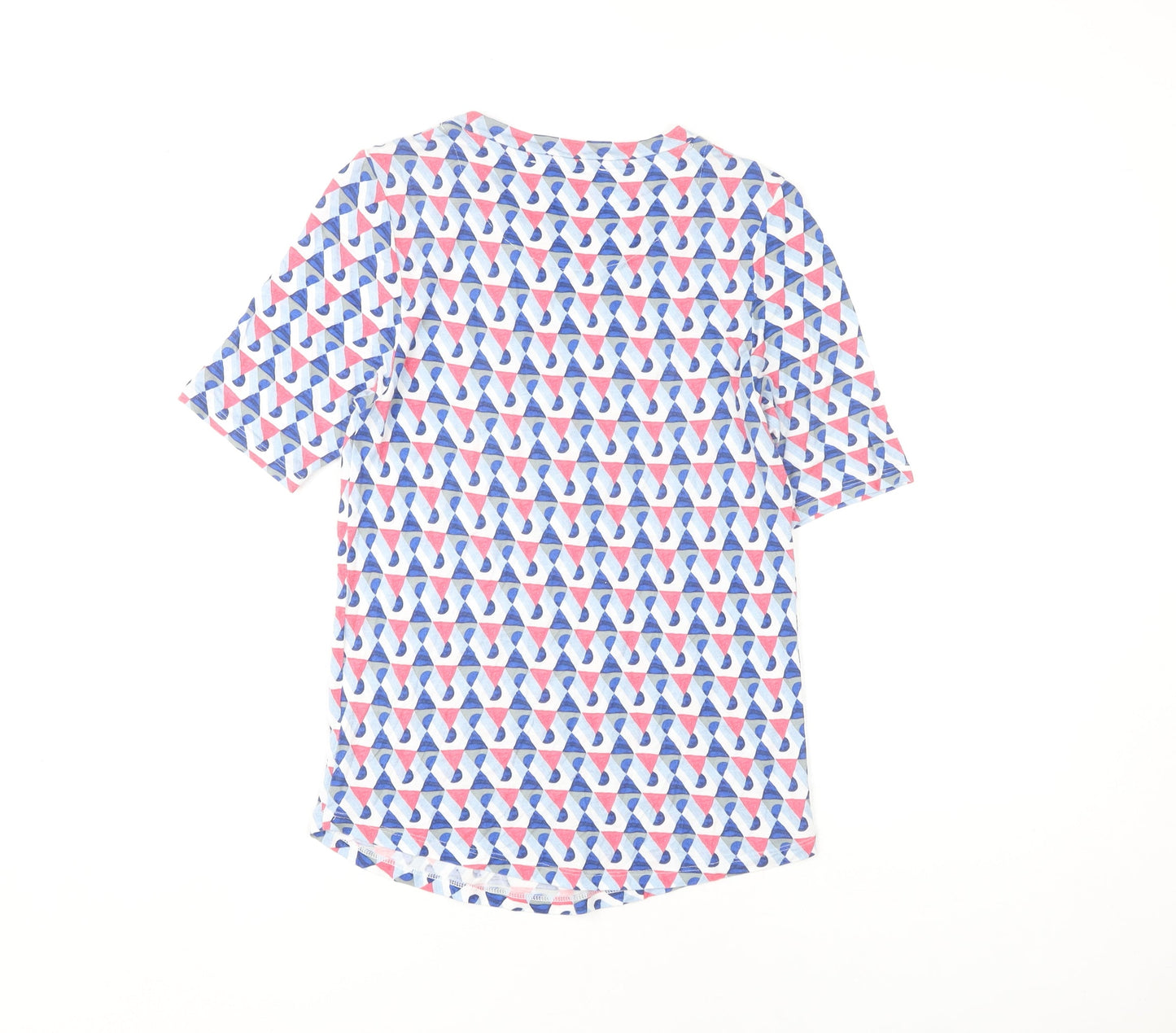 Womens UK Size 10 Marks and Spencer Multicoloured Basic T-Shirt