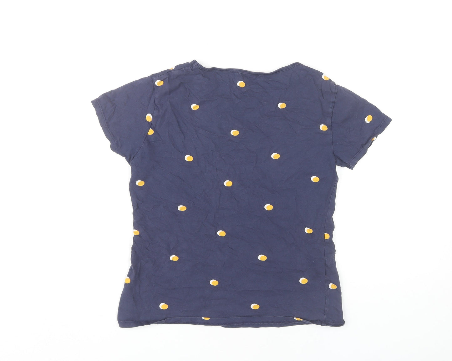 Womens UK Size M MNG Blue Basic T-Shirt
