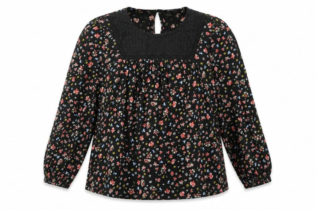 Womens UK Size 16 Marks and Spencer Black Tunic Blouse