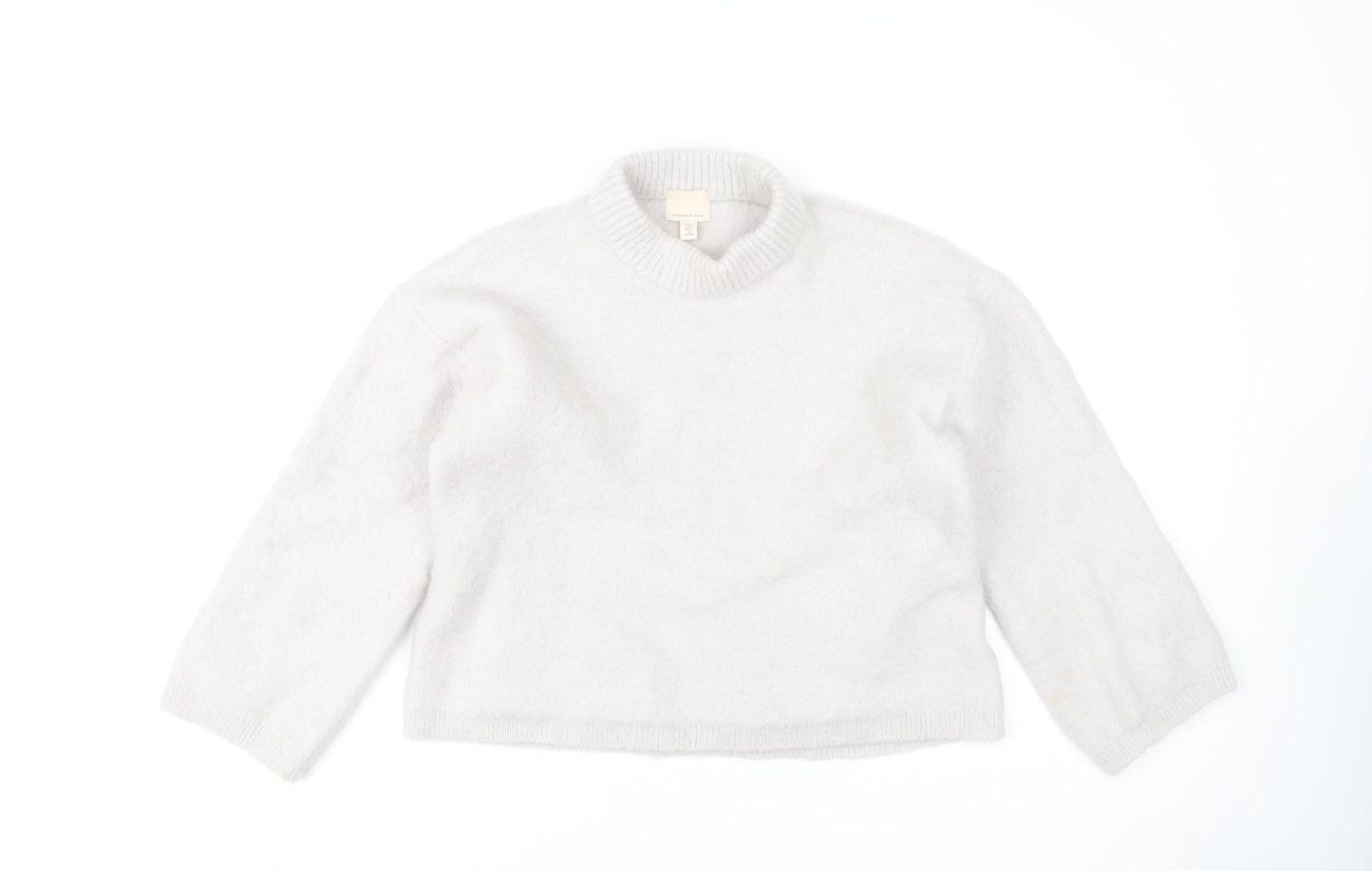 Womens UK Size S H&M Ivory Pullover Jumper
