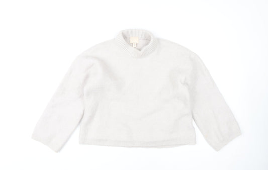 Womens UK Size S H&M Ivory Pullover Jumper