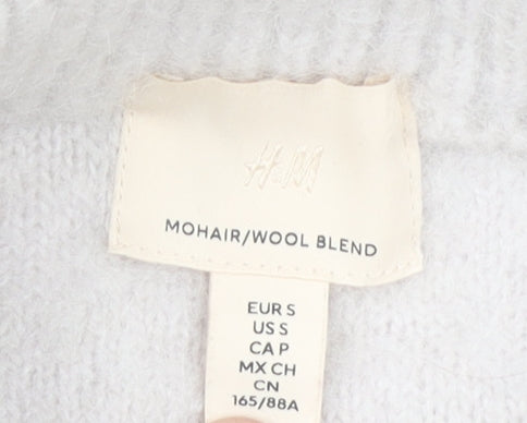 Womens UK Size S H&M Ivory Pullover Jumper
