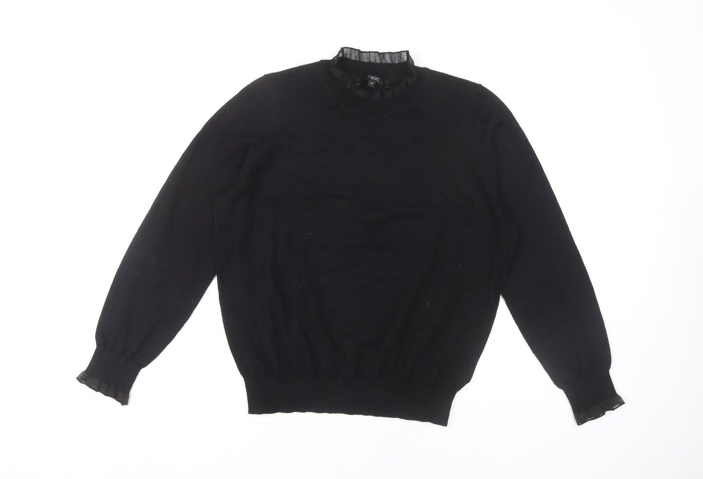 Womens UK Size M NEXT Black Pullover Jumper