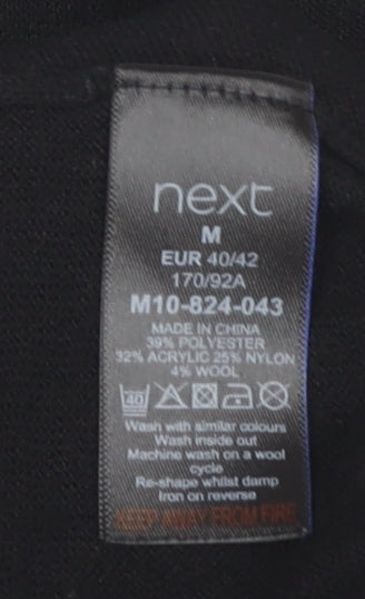 Womens UK Size M NEXT Black Pullover Jumper