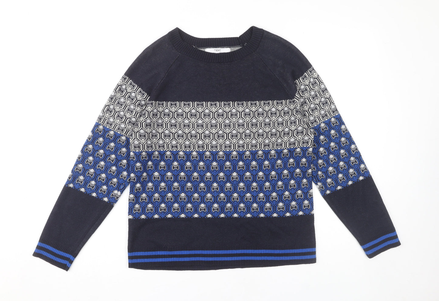 Womens UK Size 16 NEXT Blue Pullover Jumper