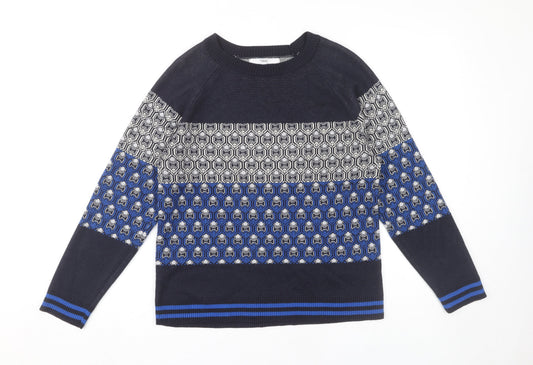 Womens UK Size 16 NEXT Blue Pullover Jumper