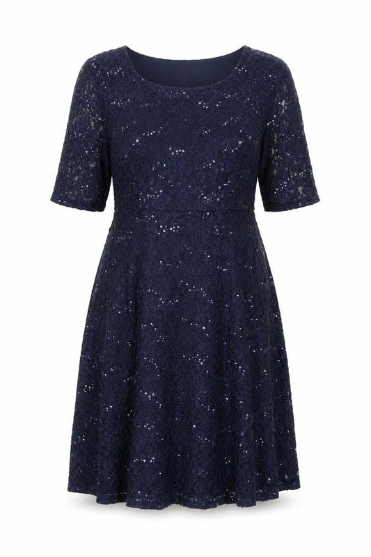 Bonmarché Women's Blue A-Line Dress Size 14