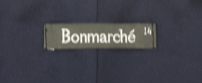 Bonmarché Women's Blue A-Line Dress Size 14