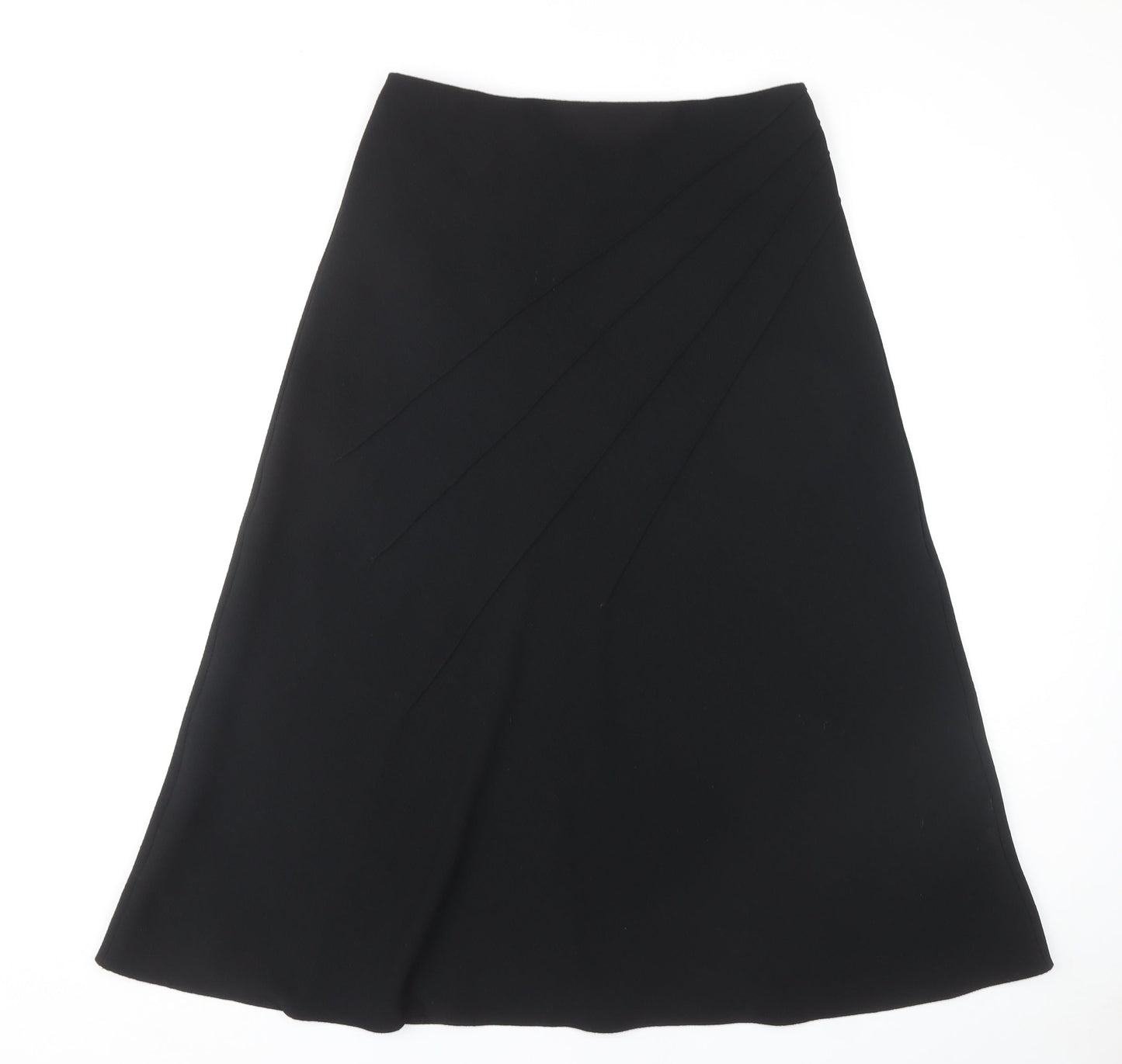 Marks and Spencer Women's Black Midi Pencil Skirt Size 12