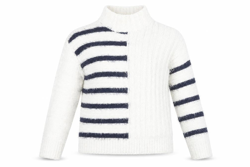 Womens UK Size XS Marks and Spencer White Pullover Jumper