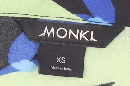 Womens UK Size XS Monki Multicoloured Basic Button-Up
