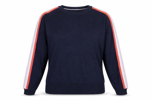 Womens UK Size 14 M&Co Blue Pullover Jumper