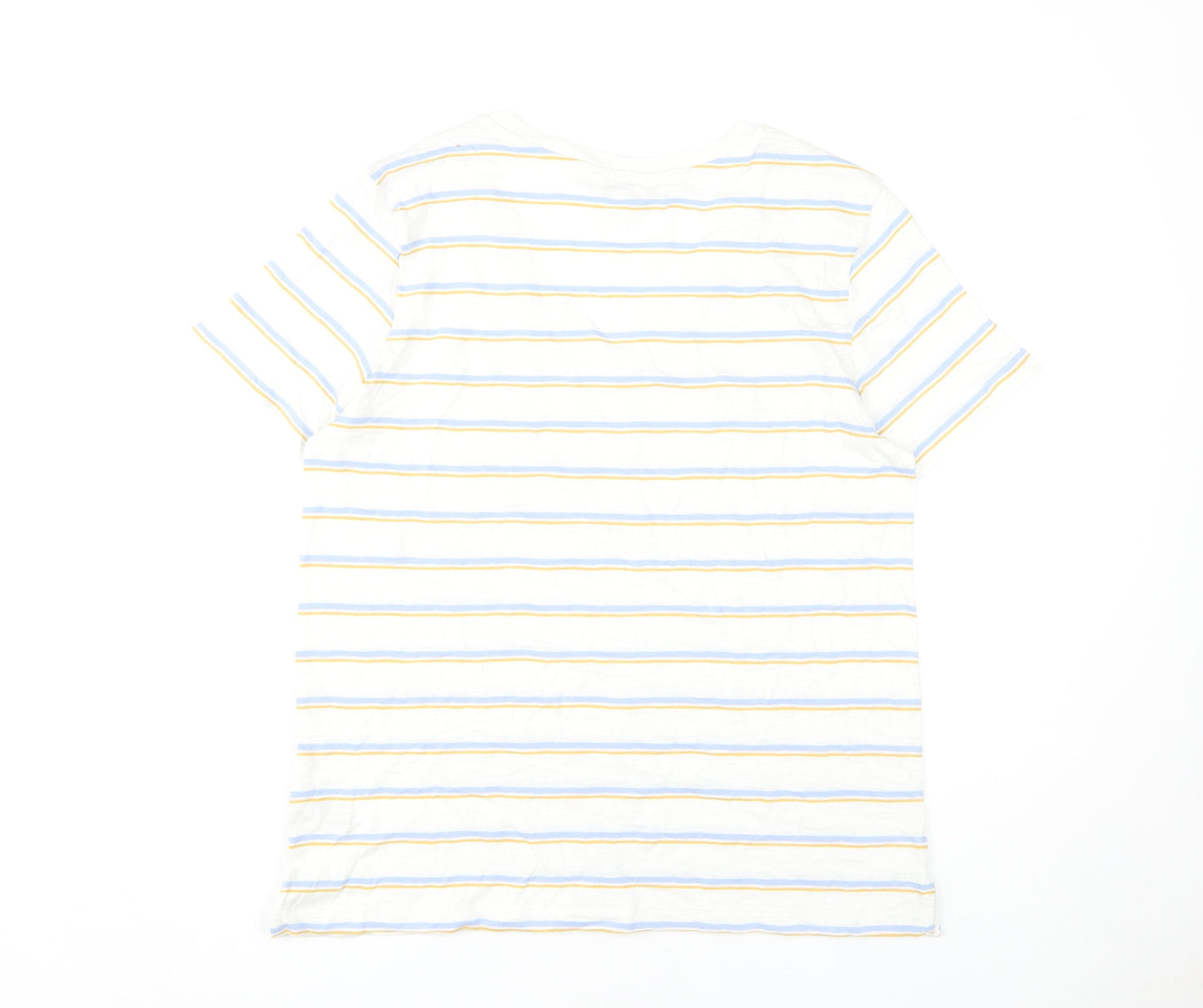Womens UK Size 12 Marks and Spencer White Basic T-Shirt