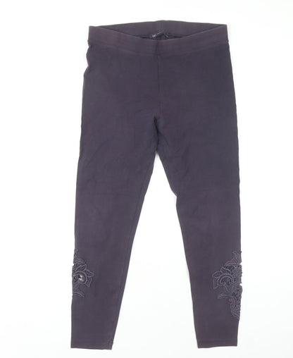Womens UK Size 12 Marks and Spencer  Leggings Blue Leggings