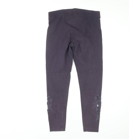 Womens UK Size 12 Marks and Spencer  Leggings Blue Leggings