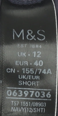 Womens UK Size 12 Marks and Spencer  Leggings Blue Leggings