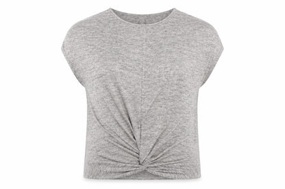 Womens UK Size 12 Mercer & Madison Grey Basic T-Shirt