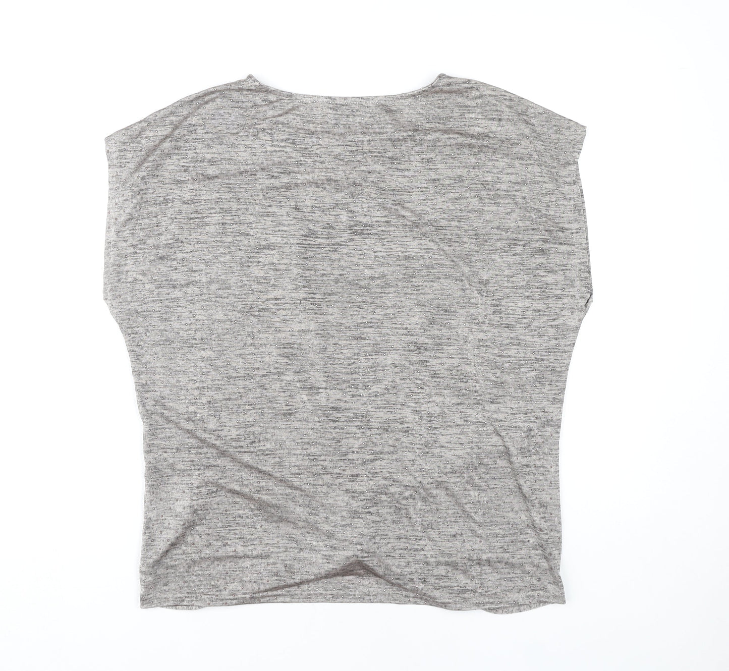 Womens UK Size 12 Mercer & Madison Grey Basic T-Shirt