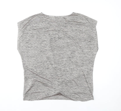 Womens UK Size 12 Mercer & Madison Grey Basic T-Shirt