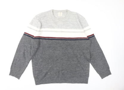 Marks and Spencer Men's Grey 2XL Pullover Jumper