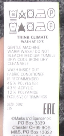 Marks and Spencer Men's Grey 2XL Pullover Jumper