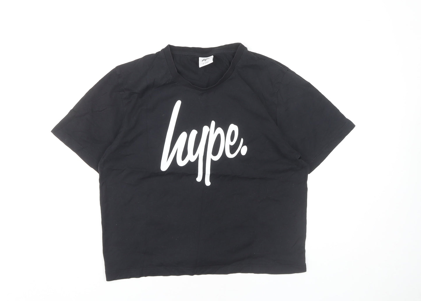 Hype Black Girls Logo T-Shirt 16 Years Basic Trendy Style