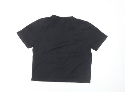 Hype Black Girls Logo T-Shirt 16 Years Basic Trendy Style
