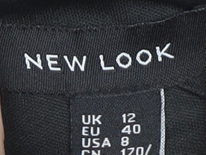 New Look Black Slip Dress UK 12 - Cocktail Party