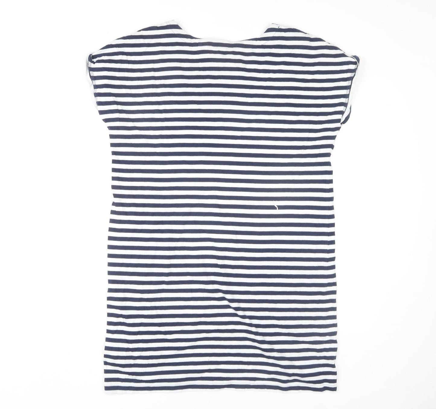 Next Women's Blue Striped T-Shirt Dress Size 14