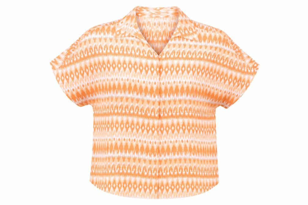 Womens UK Size 10 Marks and Spencer Orange  Blouse