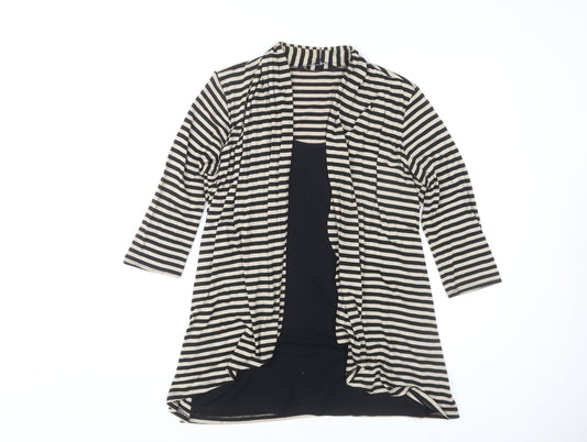 Womens UK Size 14 Debenhams Black Tunic