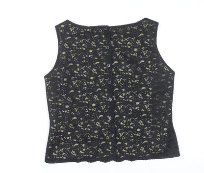 Womens UK Size 16 Select Black Basic Blouse