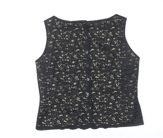 Womens UK Size 16 Select Black Basic Blouse