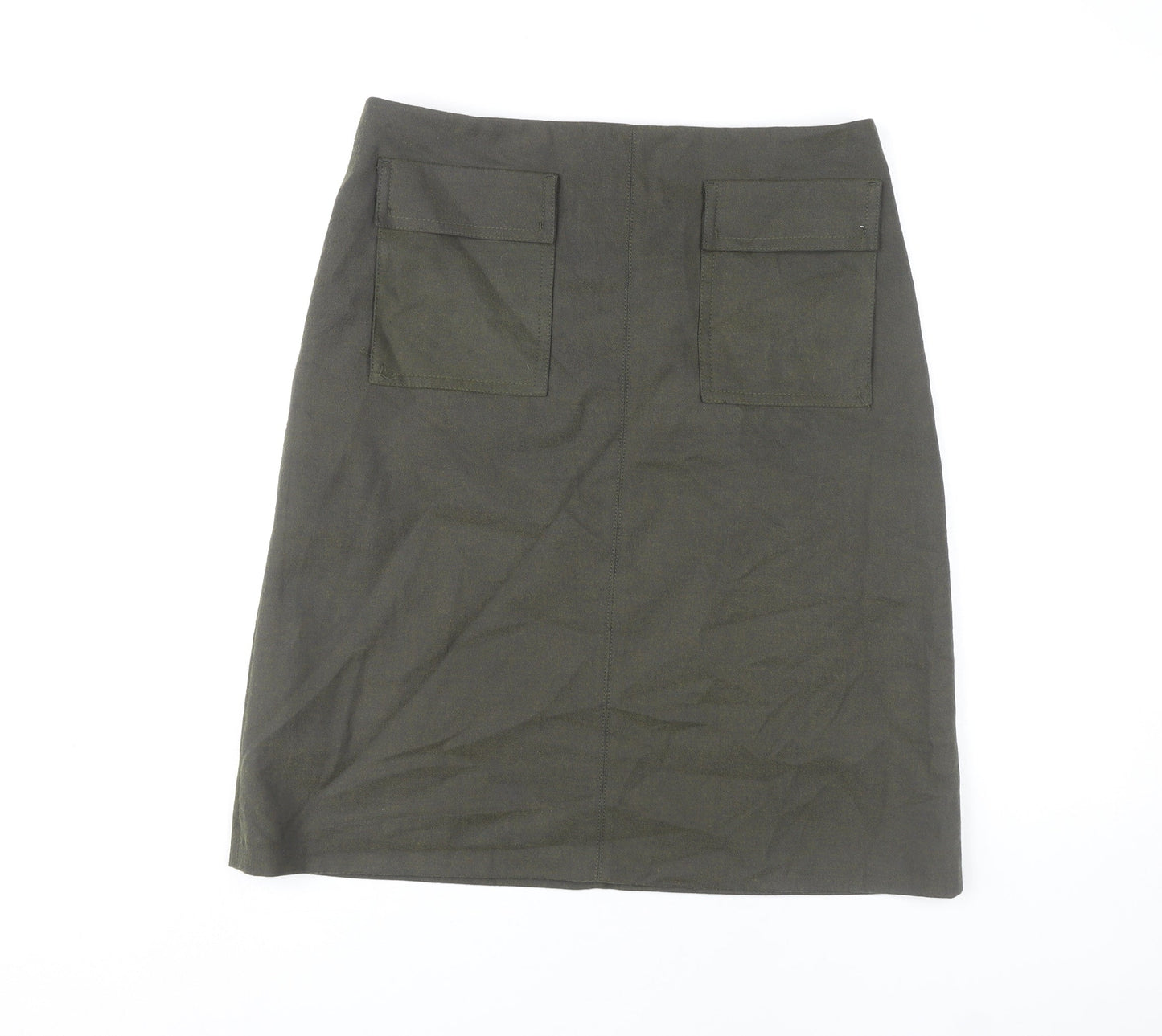 Next Women's Green Straight & Pencil Skirt Size 12