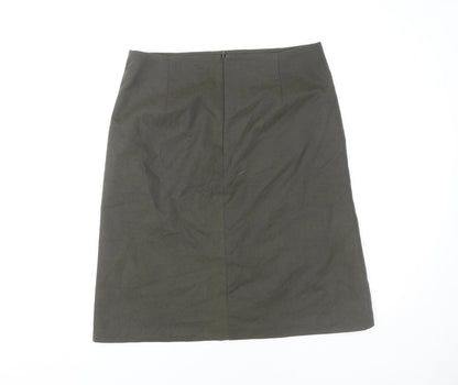 Next Women's Green Straight & Pencil Skirt Size 12