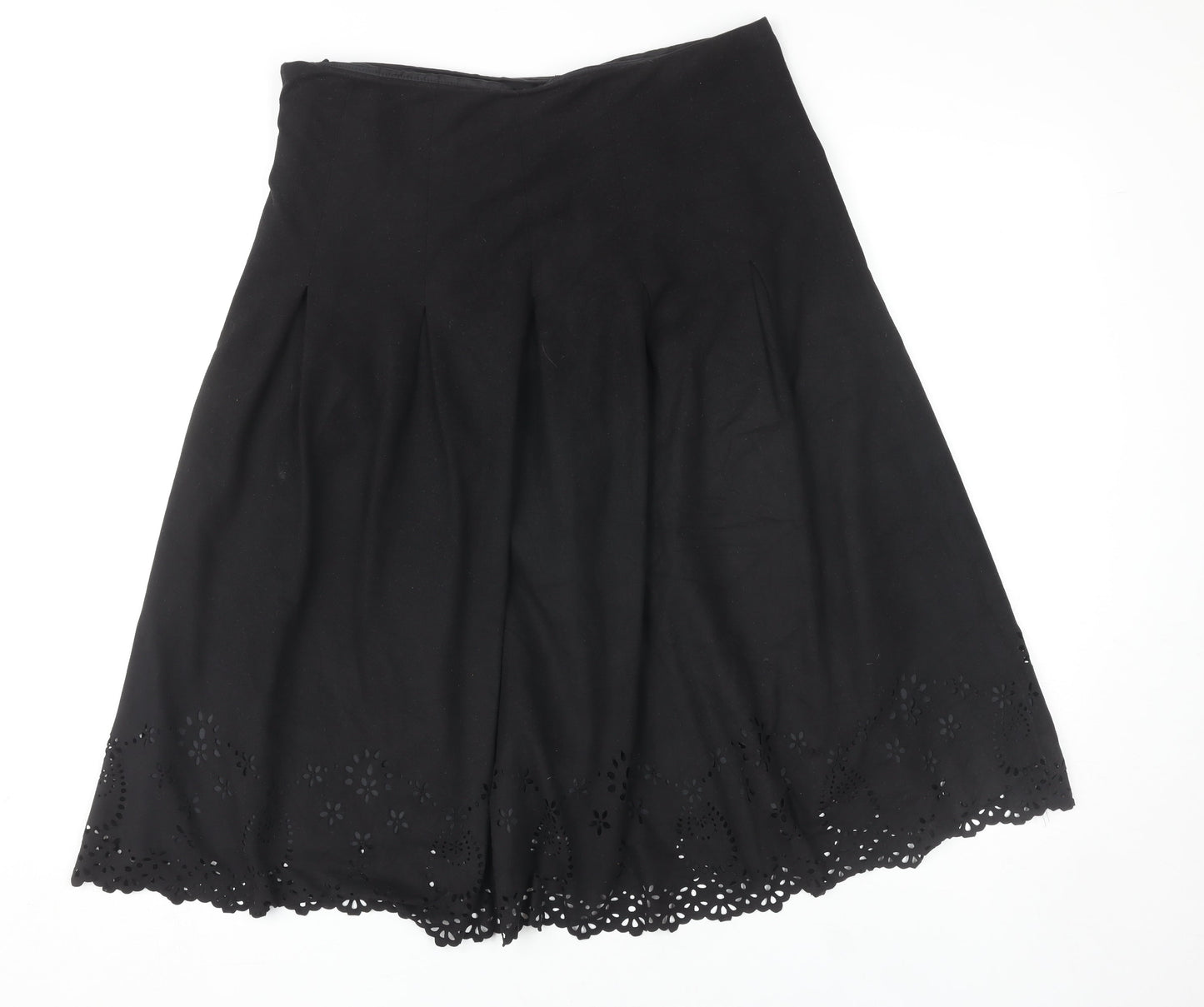Marks and Spencer Women's Black A-Line Skirt Size 10