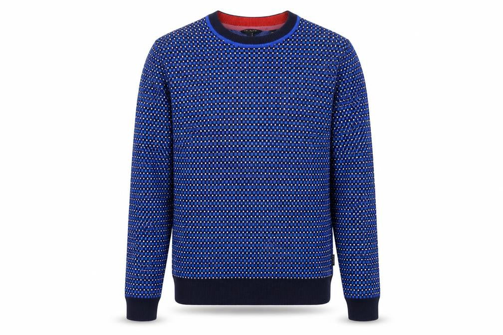 Mens UK Size S Ted Baker Blue Pullover Jumper