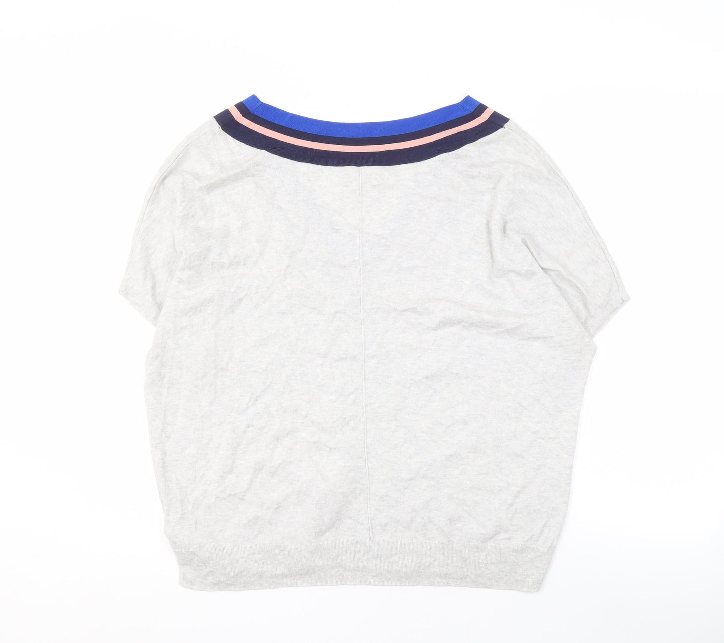 Hush Women's Multicoloured V-Neck Pullover XL Jumper