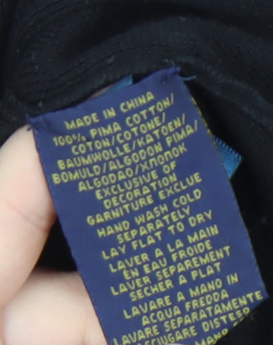 Polo Ralph Lauren Men's Black Slim Fit Cotton Jumper