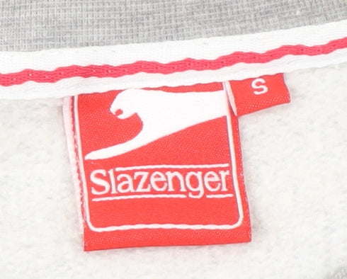 Mens UK Size S Slazenger Grey Pullover Sweatshirt