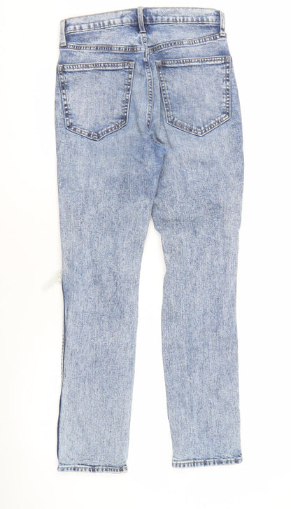 GAP Men's Blue Distressed Straight Jeans Size 27