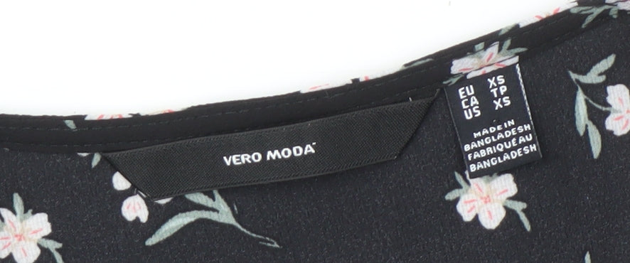 Vero Moda Women’s Black Floral Dress XS