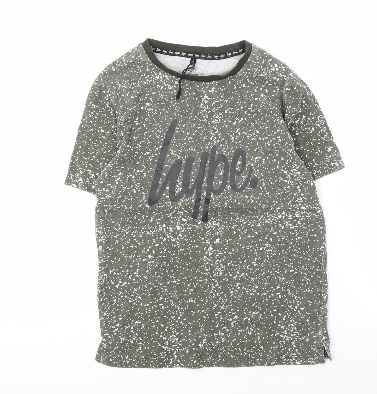Hype Boys Green Graphic Print T-Shirt, 11-12 Years, Logo Style